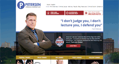 Desktop Screenshot of criminaldefensene.com