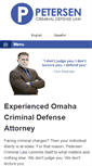 Mobile Screenshot of criminaldefensene.com